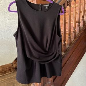 Halogen Nordstrom black sleeveless top size L